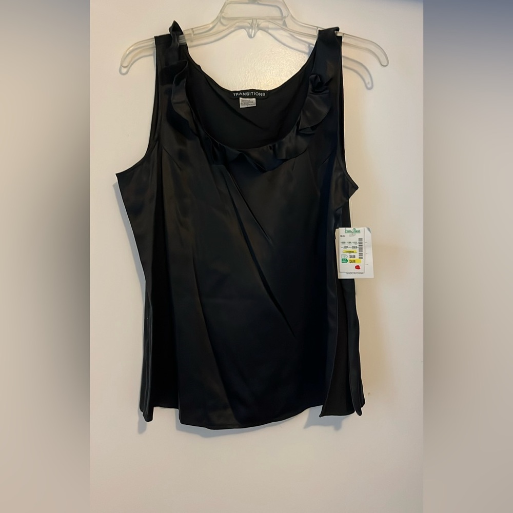 Brand new with tags silk dress top size L